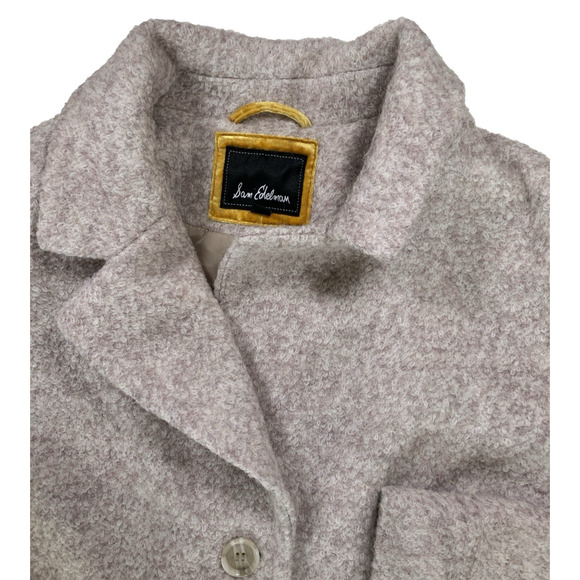 Sam Edelman Faux Fur Notch Collar Single-Breasted Women's XXL Long Jacket - Picture 6 of 15